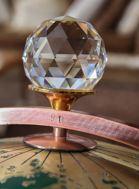 大型落地式纯铜铜质老板客厅装饰摆件地球仪大厅开业乔迁工艺礼品