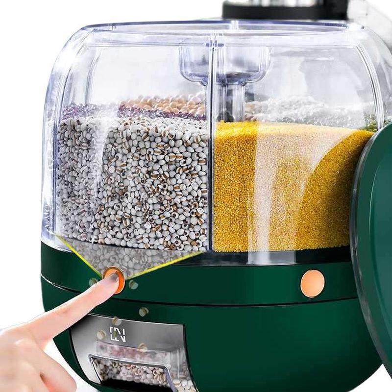 防潮家用杂粮放储防虫装大米桶密封米收纳盒米箱旋转新款2024,淘宝优惠券,粉丝福利购,淘宝优惠卷