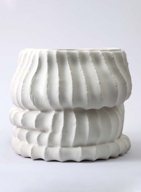 热销抽象商场简约现代大花瓶落地酒店插花装装饰花器摆件潮州厂家