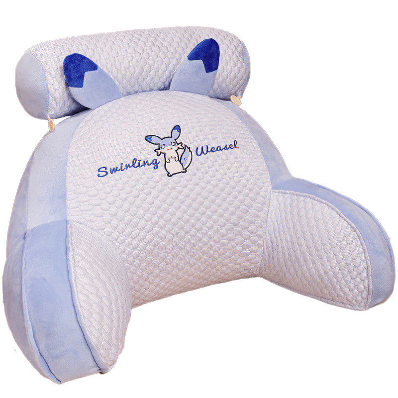 冰豆豆疾旋鼬床头靠垫软包靠背沙发抱枕护腰垫孕妇宿舍床上枕头夏,淘宝优惠券,粉丝福利购,淘宝优惠卷