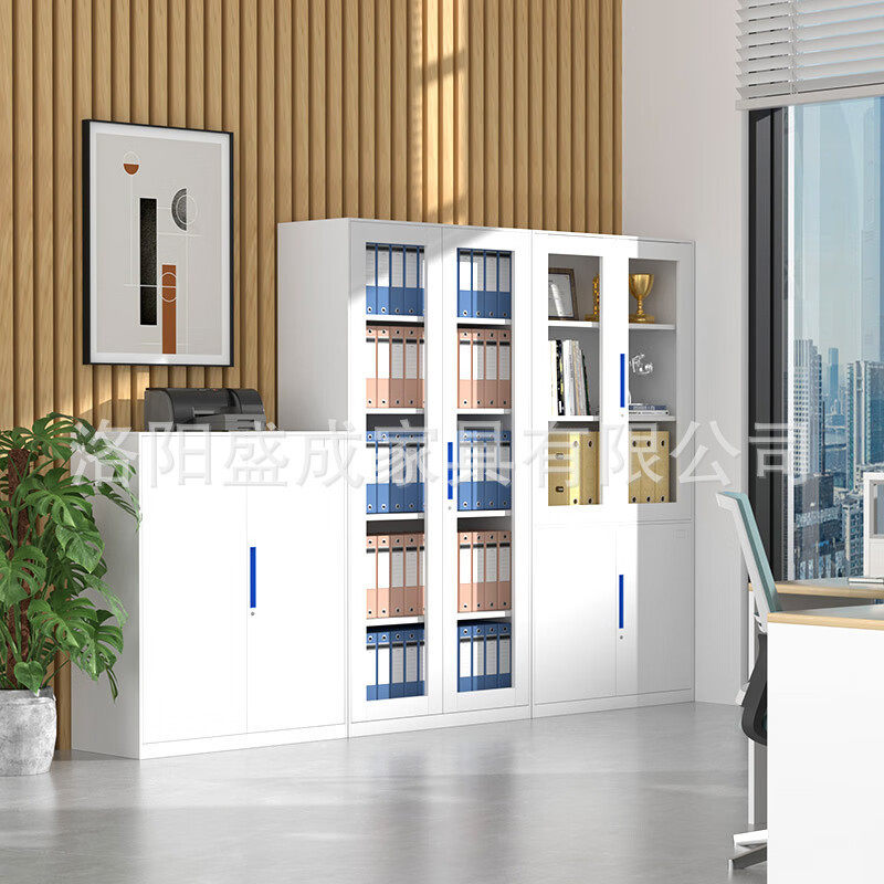 盛成薄边文件柜办公室矮柜钢制办公铁皮资料柜拆装薄边储物档案柜,淘宝优惠券,粉丝福利购,淘宝优惠卷