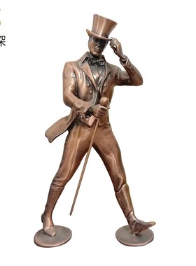 金属各类模型摆件定制金属帽子建筑甩车模摆件定做人物模金属摆件