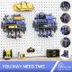 New four-layer wall-mounted power tool storage rack heavy duty floating tool rack handheld electric drill storage rack