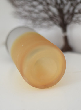 美式磨砂玻璃彩色花瓶摆件小口渐变艺术电视背景墙展柜家居装饰品