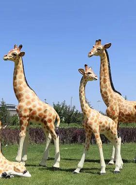 定制摆件玻璃钢雕塑城市卡通动物形象模型园林网红打卡卡通人物