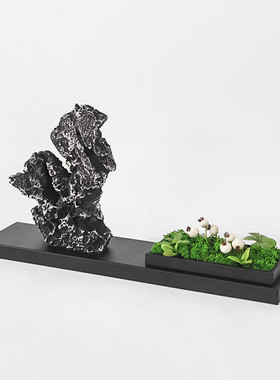 简约仿真绿植装饰室内软装搭配花槽假苔藓布置摆设橱窗微景观造景