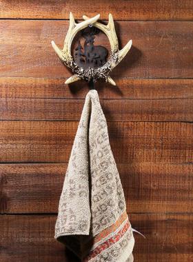 鹿角树脂工艺品挂钩创意铁艺壁挂墙钩家居装饰小物件挂件玄关摆件