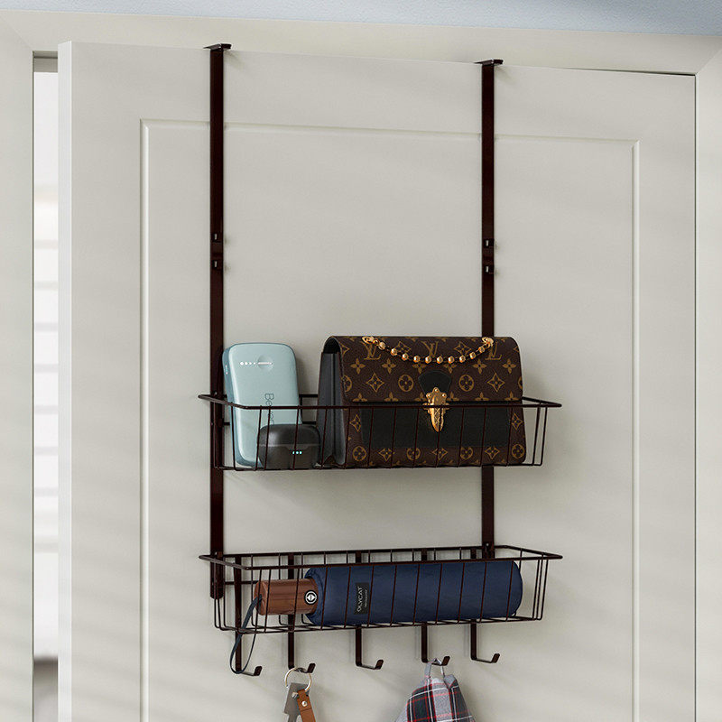 7L门上置物架免打孔卫生间门后挂架特长臂挂钩门后挂架门背上置物,淘宝优惠券,粉丝福利购,淘宝优惠卷