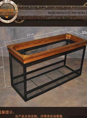 loft铁艺工业风酒吧吧台吊顶装饰置物架简约悬挂酒架酒柜吊架