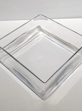 摆件透明方缸可水培绿萝玻璃花瓶摆件微景观水培方缸现代简约