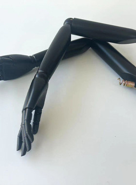 热销道具模特配件活动实木手臂塑料手臂活动关节男女人台模特架假