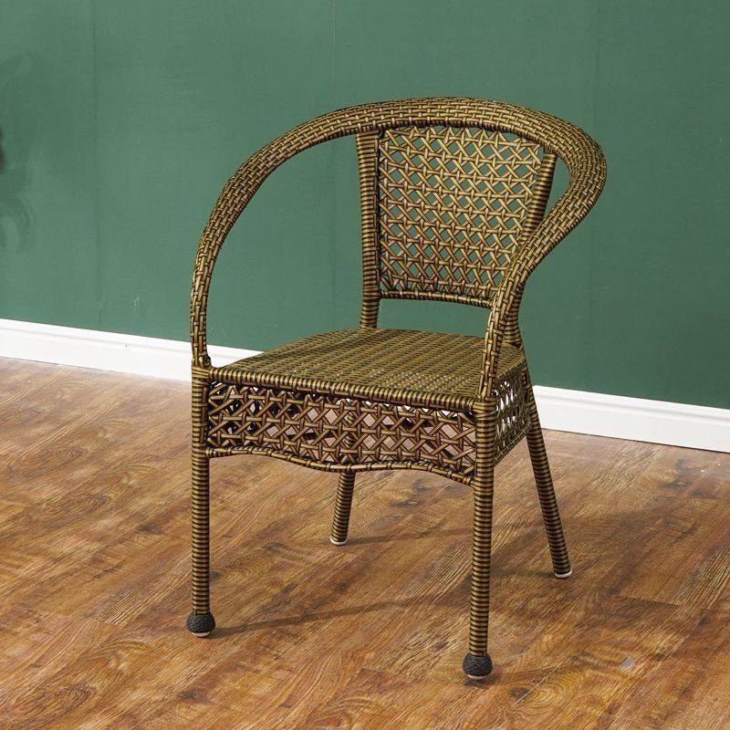 阳台椅子用座椅扶手凳子户外庭院露台仿藤编休闲成人,淘宝优惠券,粉丝福利购,淘宝优惠卷