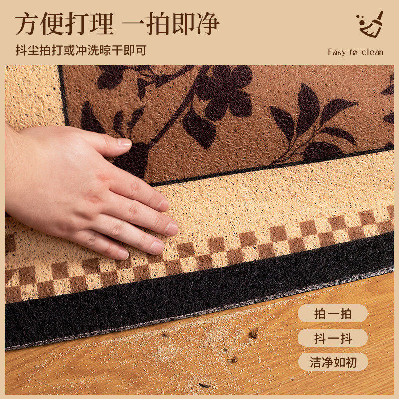 中古丝圈地垫入户门垫门外进门口防滑耐磨耐脏可裁剪脚垫免洗地毯,淘宝优惠券,粉丝福利购,淘宝优惠卷