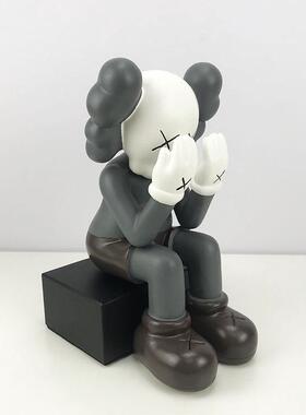 热销网红kaws摆件摆设家居饰品玄关卧室客厅电视柜落地装饰创意摆