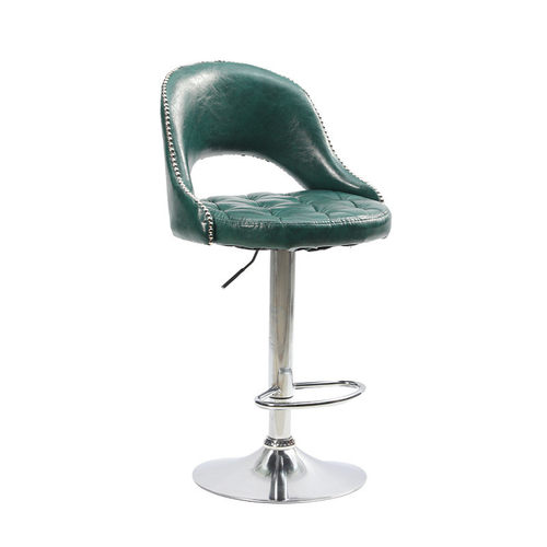 热销北尧吧椅轻奢前台收银椅子家用高脚岛台椅旋转可靠背椅子 - 图2