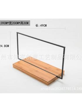 新中式酒店餐具特色农家乐酒店会所个性餐厅创意明档摆台展示铁艺