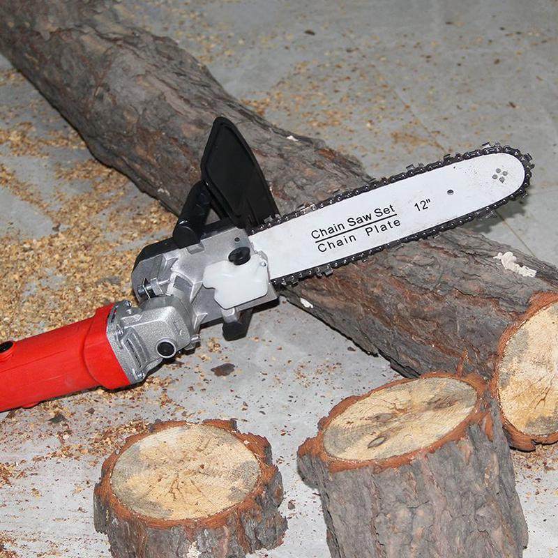 小型锯伐木锯链条多用手提木工电锯家用功能角磨机电链锯220V改装,淘宝优惠券,粉丝福利购,淘宝优惠卷