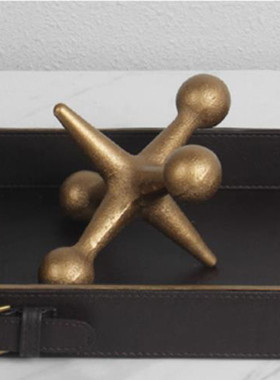 分子模型书靠书立时尚家居书房摆件书档创意办公室软装装饰品摆设