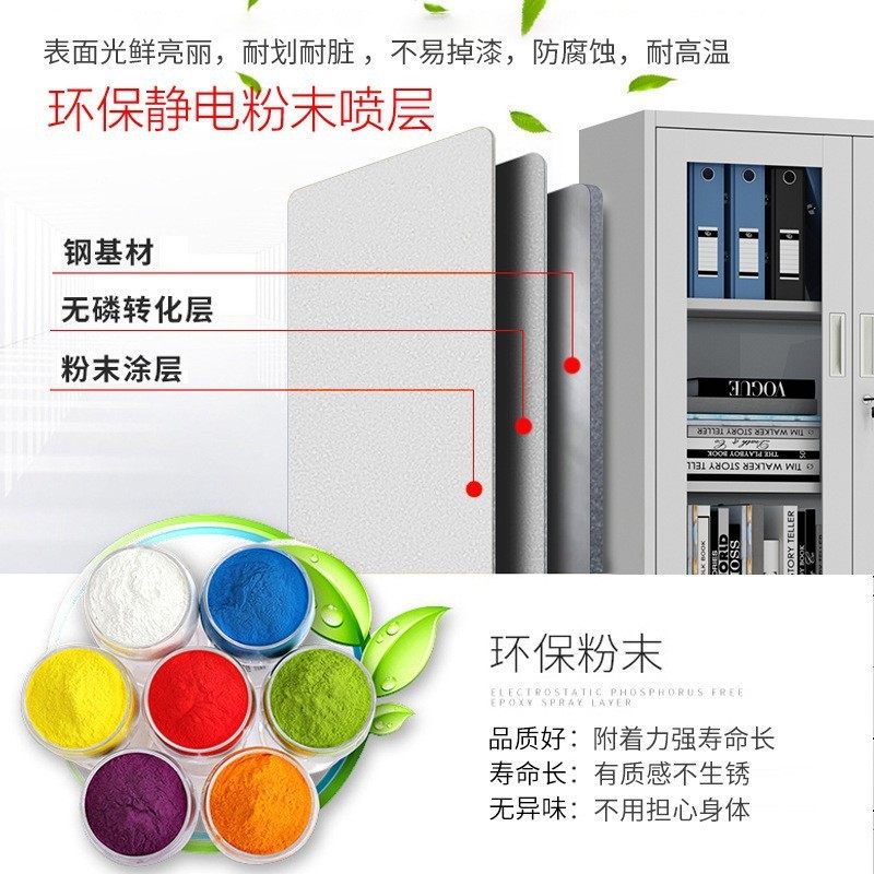 钢制多斗柜抽屉储物柜办公带锁多层财务收纳柜铁皮文件资料柜矮柜,淘宝优惠券,粉丝福利购,淘宝优惠卷