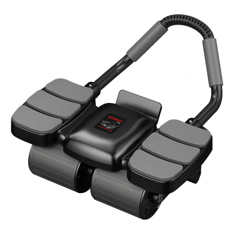 四轮健腹轮自动回弹男女卷腹轮健身器材神器运动家用练腹肌轮瘦腹,淘宝优惠券,粉丝福利购,淘宝优惠卷