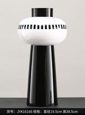 北欧简约白色摆件创意客厅样板房软装饰品干花插花器陶瓷花瓶批发