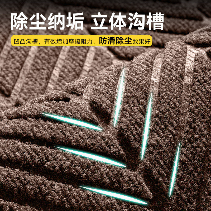 高档入户地垫2024新款别墅进门防滑门垫家用门口脚垫耐脏免洗垫子,淘宝优惠券,粉丝福利购,淘宝优惠卷