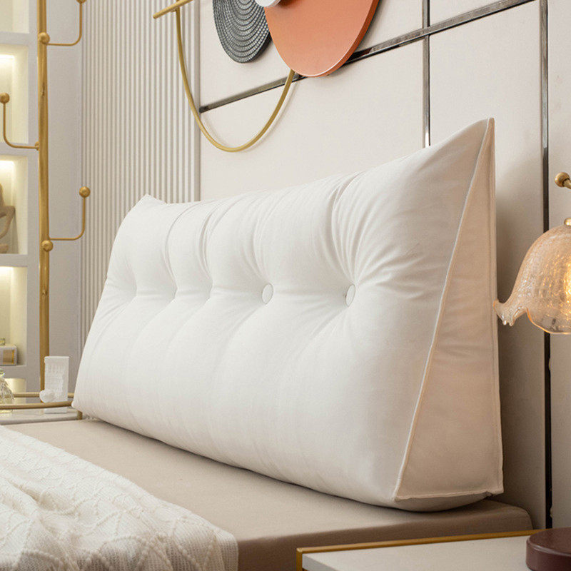 双人床头靠背软包榻榻米床头大靠背垫三角形腰靠枕学生宿舍床头枕,淘宝优惠券,粉丝福利购,淘宝优惠卷