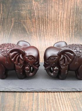 文玩貔貅摆件金钱龟雕刻黑檀木手把件家居木质装饰摆件礼品批发