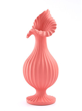 新品北欧风兰迪条纹花瓶摆件树脂工艺品莫家居装饰摆件批发