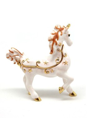 工艺礼品工艺品合金生肖马小装饰摆件办公室家居小摆件外贸珐琅