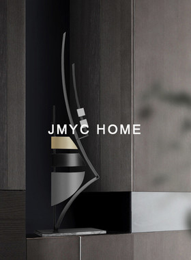 热销轻奢现代创意寓意摆件样板房间办公室酒店饰品展示柜家居软装