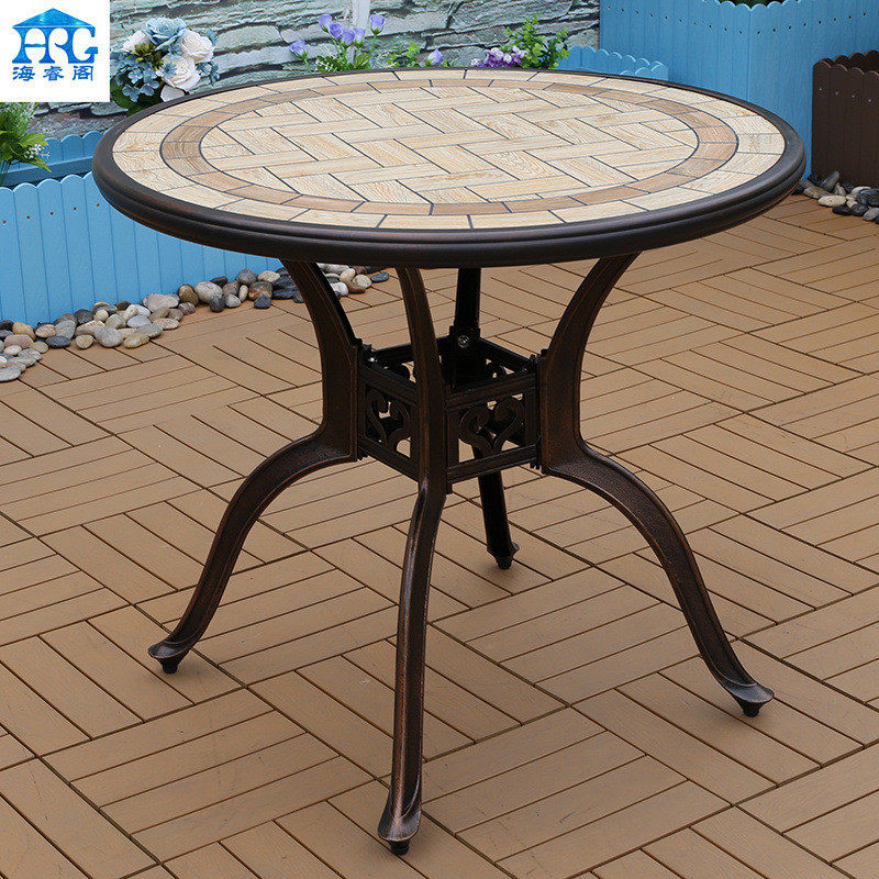 户外铸铝桌椅花园别墅休闲家用阳台花园小茶几茶桌铁艺桌子,淘宝优惠券,粉丝福利购,淘宝优惠卷