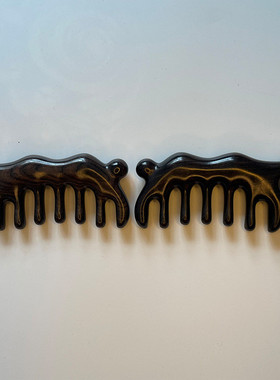 大经络按摩梳光面蜗牛宽齿梳子头皮刮痧男女通用穴位梳子舒缓疲劳