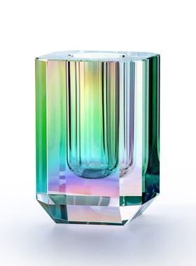 现代简约北欧客厅水晶花瓶花器装饰摆件摆件轻奢软装饰品样板房