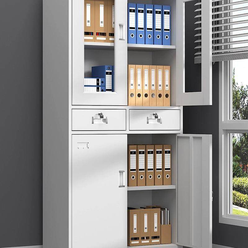 铁皮办公文件柜钢制财务凭证档案资料柜带锁抽屉收纳储物柜书柜子,淘宝优惠券,粉丝福利购,淘宝优惠卷