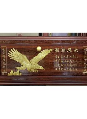 招牌做浮雕木雕木质店铺门头实木牌匾木制仿古对联木牌木头雕实木