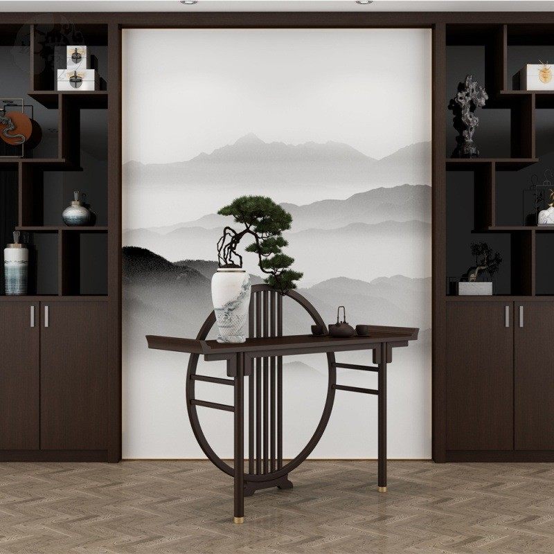 新中式实木厨房碗柜置物柜客厅储物柜餐边柜酒柜一体靠墙家用,淘宝优惠券,粉丝福利购,淘宝优惠卷