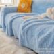Rabbit Blanket Imitation Tuscan Leisure Cover Blanket Light Luxury Sofa Blanket Air Conditioning Blanket Thickened Warm Nap Fleece Blanket