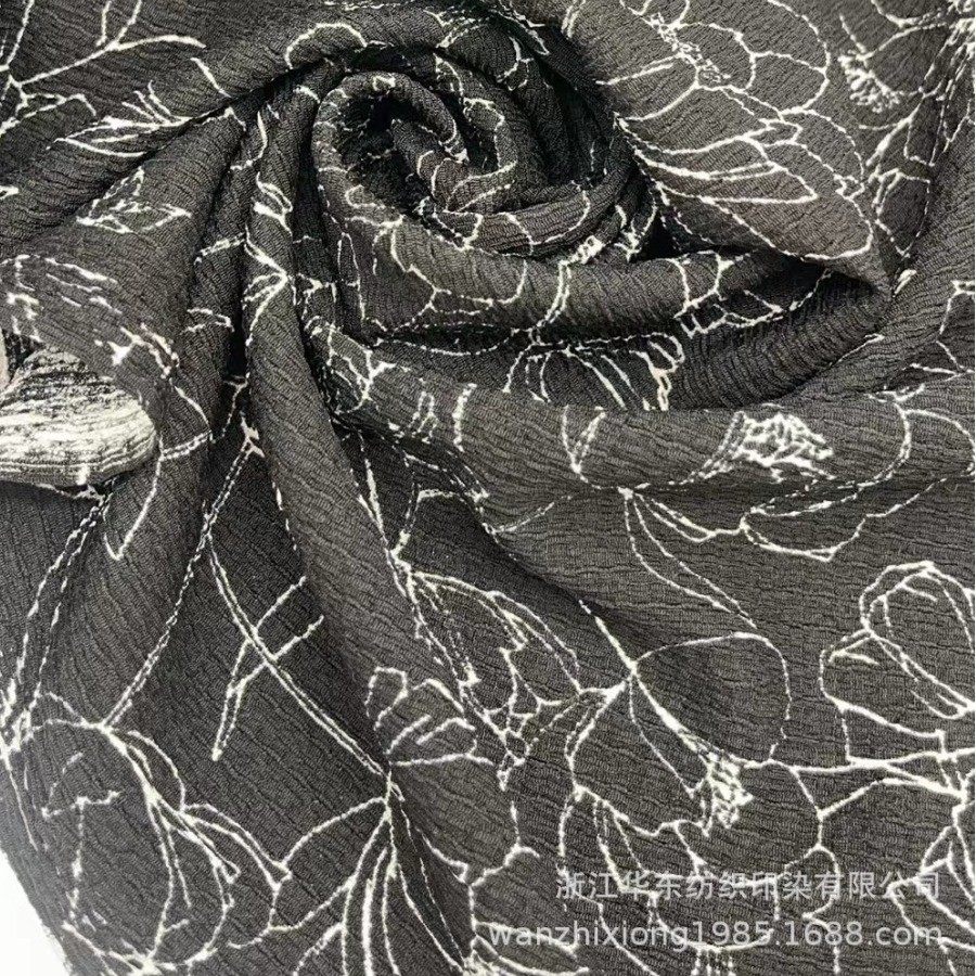 厂家新品涤氨大绉布花花型时尚复古新中式服装面料,淘宝优惠券,粉丝福利购,淘宝优惠卷