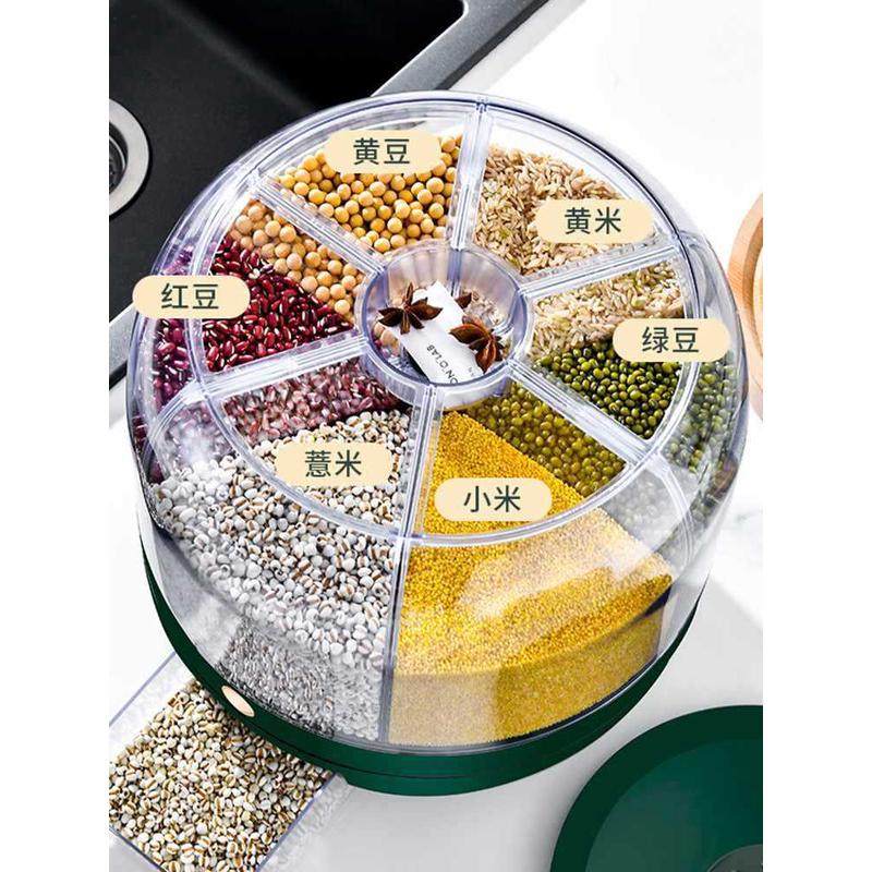 防潮家用杂粮放储防虫装大米桶密封米收纳盒米箱旋转新款2024,淘宝优惠券,粉丝福利购,淘宝优惠卷