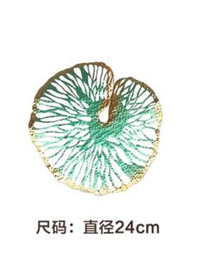 厂家直销绿色墙上装饰创意摆件工艺品家居饰品铁艺工艺品