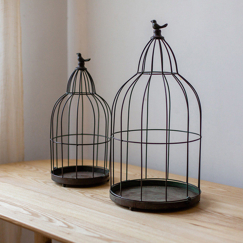 装饰花园铁艺装饰鸟笼花器摆件吊篮花盆花架悬挂烛台插花橱窗婚庆,淘宝优惠券,粉丝福利购,淘宝优惠卷