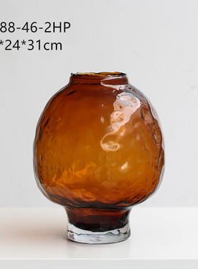 碧轩新品现代简约大肚子落地吊钟装饰批发轻奢风玄关居家软装瓶瓶