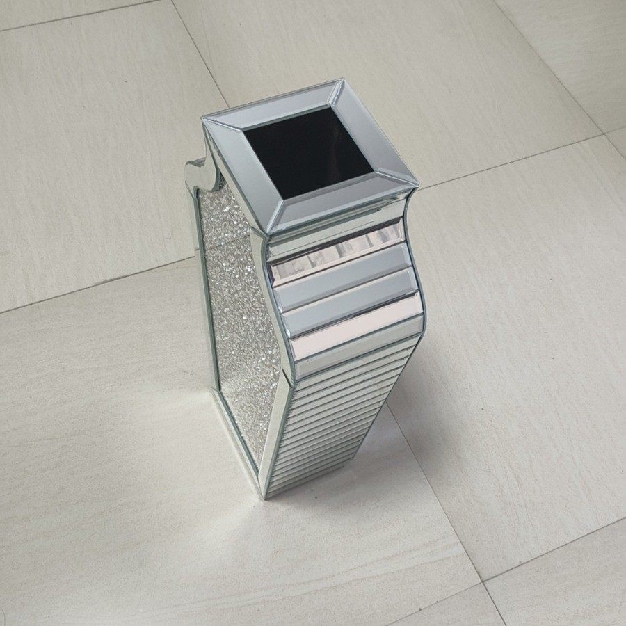 欧洲热卖水晶银色豪华钻镜面花瓶碎家居装饰镜面玻璃花瓶摆件,淘宝优惠券,粉丝福利购,淘宝优惠卷