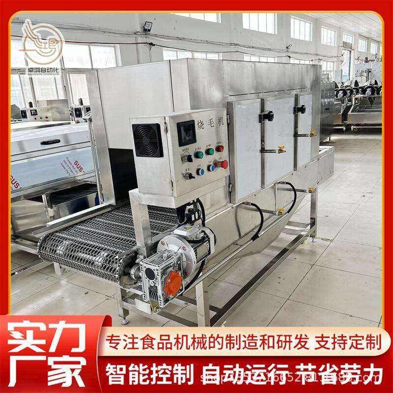 隧道式猪牛羊头蹄五花肉毛机大型带皮燎烧毛设备商用猪耳朵烧毛,淘宝优惠券,粉丝福利购,淘宝优惠卷