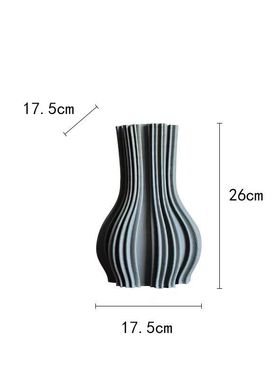 现代白色陶瓷折纸极简北欧花瓶摆件家居客厅插花软装饰品批发