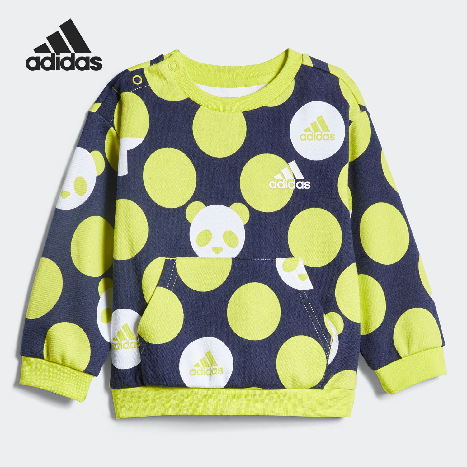 Adidas/阿迪达斯正品新款婴童运动休闲卫衣裤子套装GP0349,淘宝优惠券,粉丝福利购,淘宝优惠卷