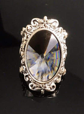 欧美时尚外贸女戒指合金宫廷复古