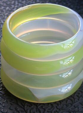 天然玛瑙手镯玉髓现代女