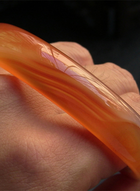 天然巴西玛瑙手镯玉髓